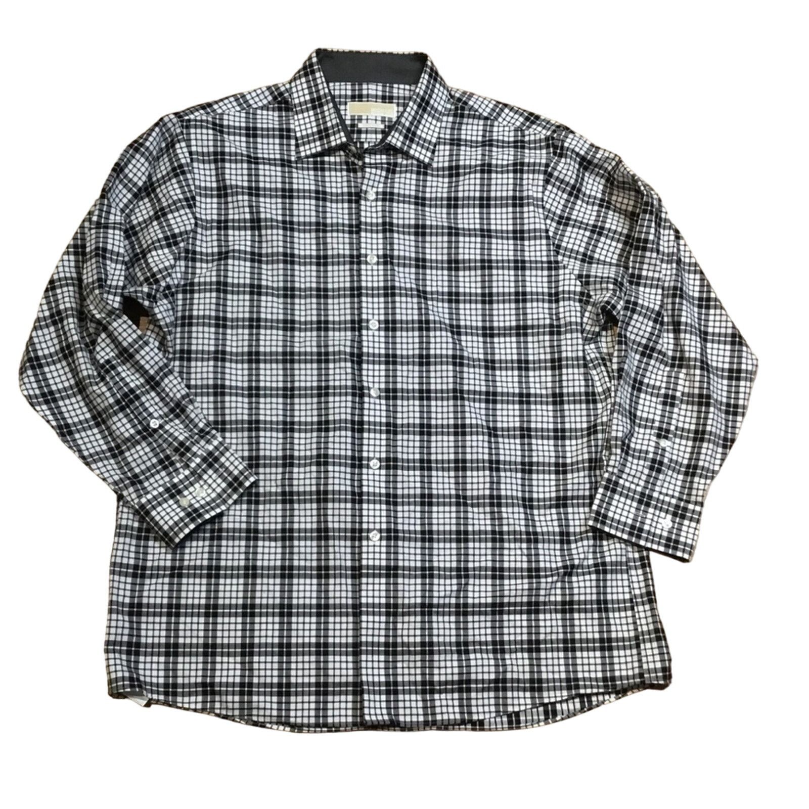 Michael Kors Michael Kors Plaid No Iron Button Down Shirt Size US XL / EU 56 / 4 - 3 Thumbnail