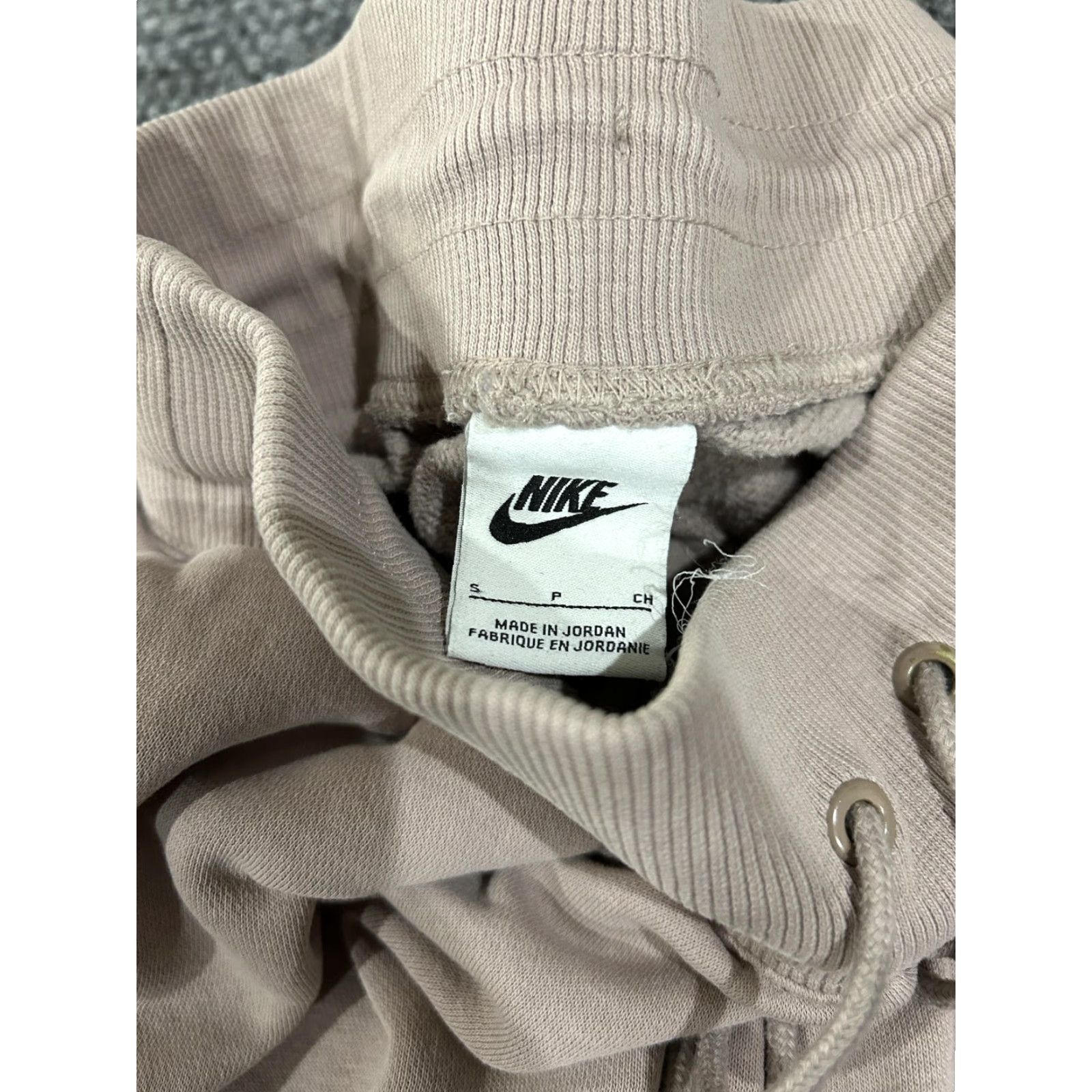 Nike Nike Sweatpants Mens Small Beige Fleece Joggers Swoosh Logo Athletic Pants Size US 29 - 5 Thumbnail