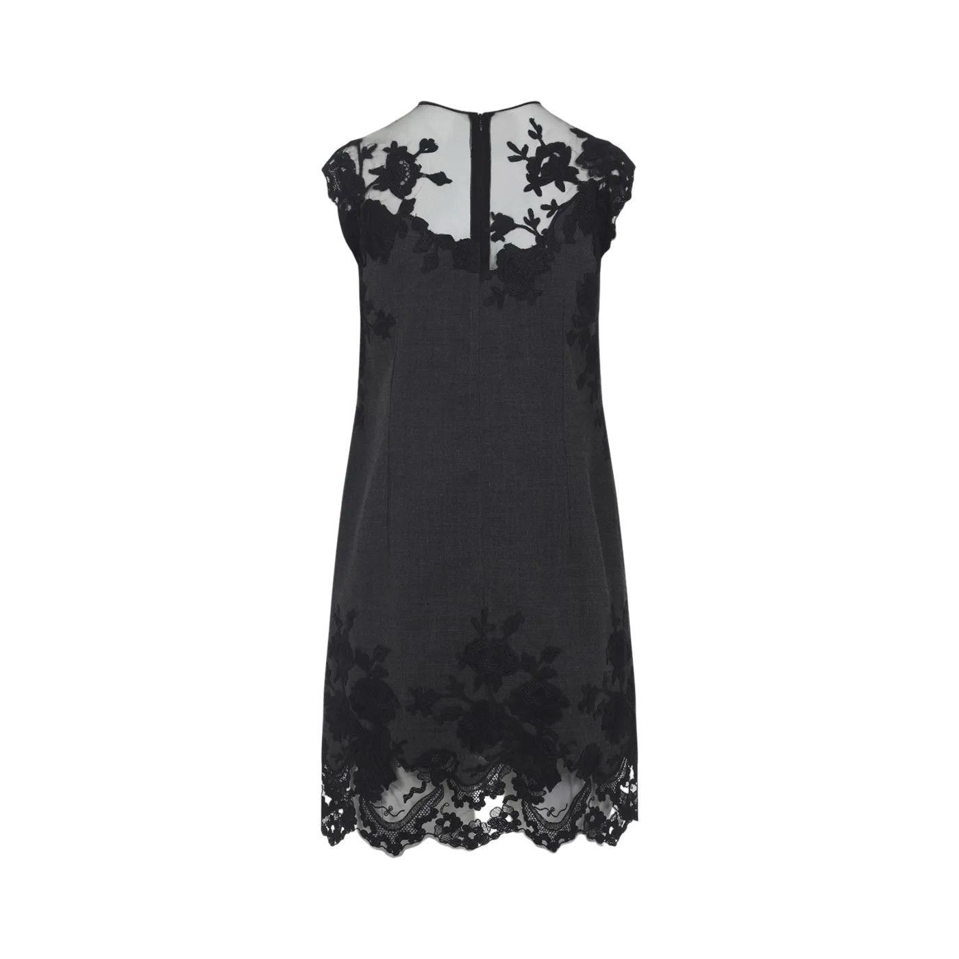 ERMANNO SCERVINO Gray Wool Mini Dress New & Authentic (Women