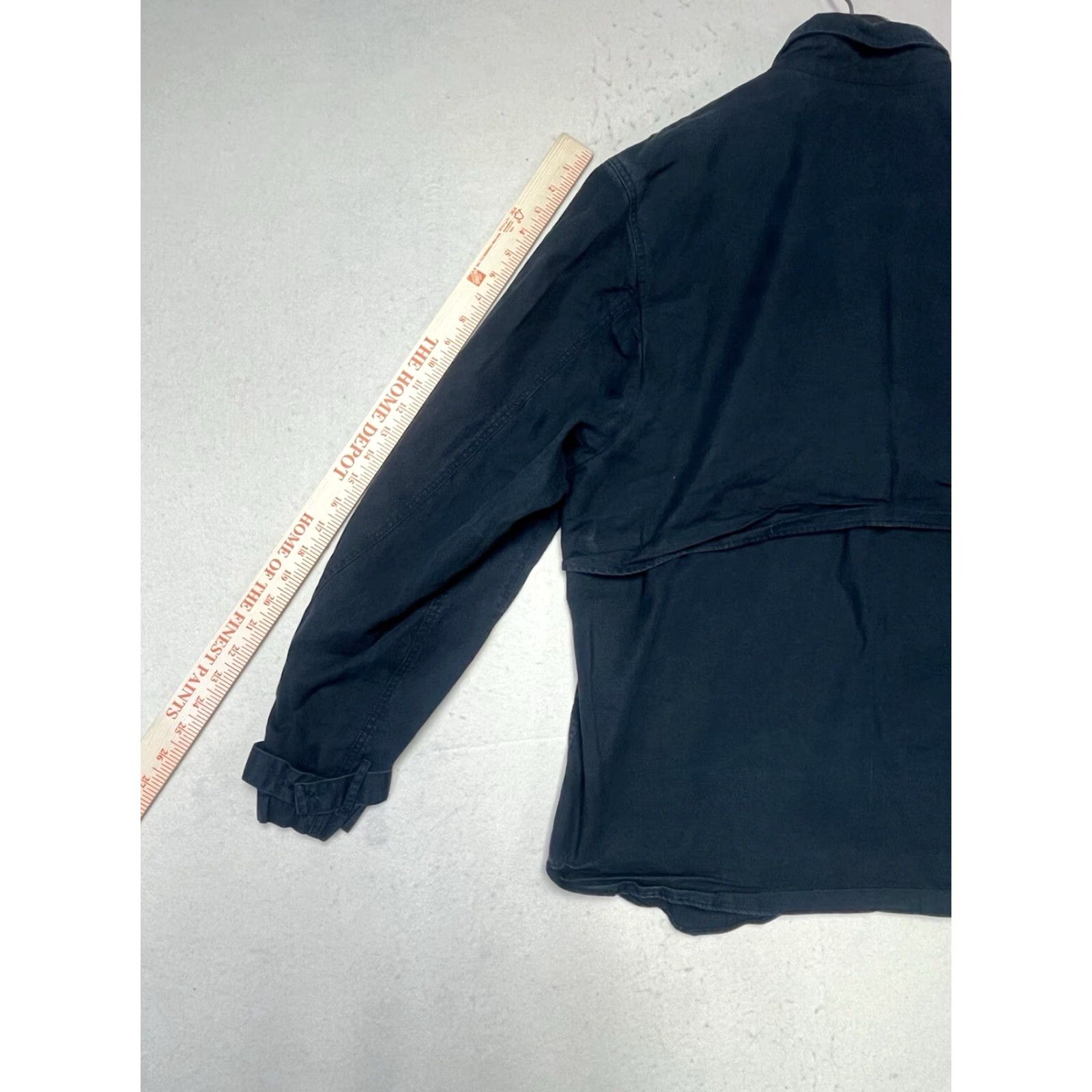 Zara ZARA Man Denim Jacket Black Pockets Size XL Button Jacket Coat Bomber Mens Casual Workwear Button Front Size US XL / EU 56 / 4 - 5 Thumbnail