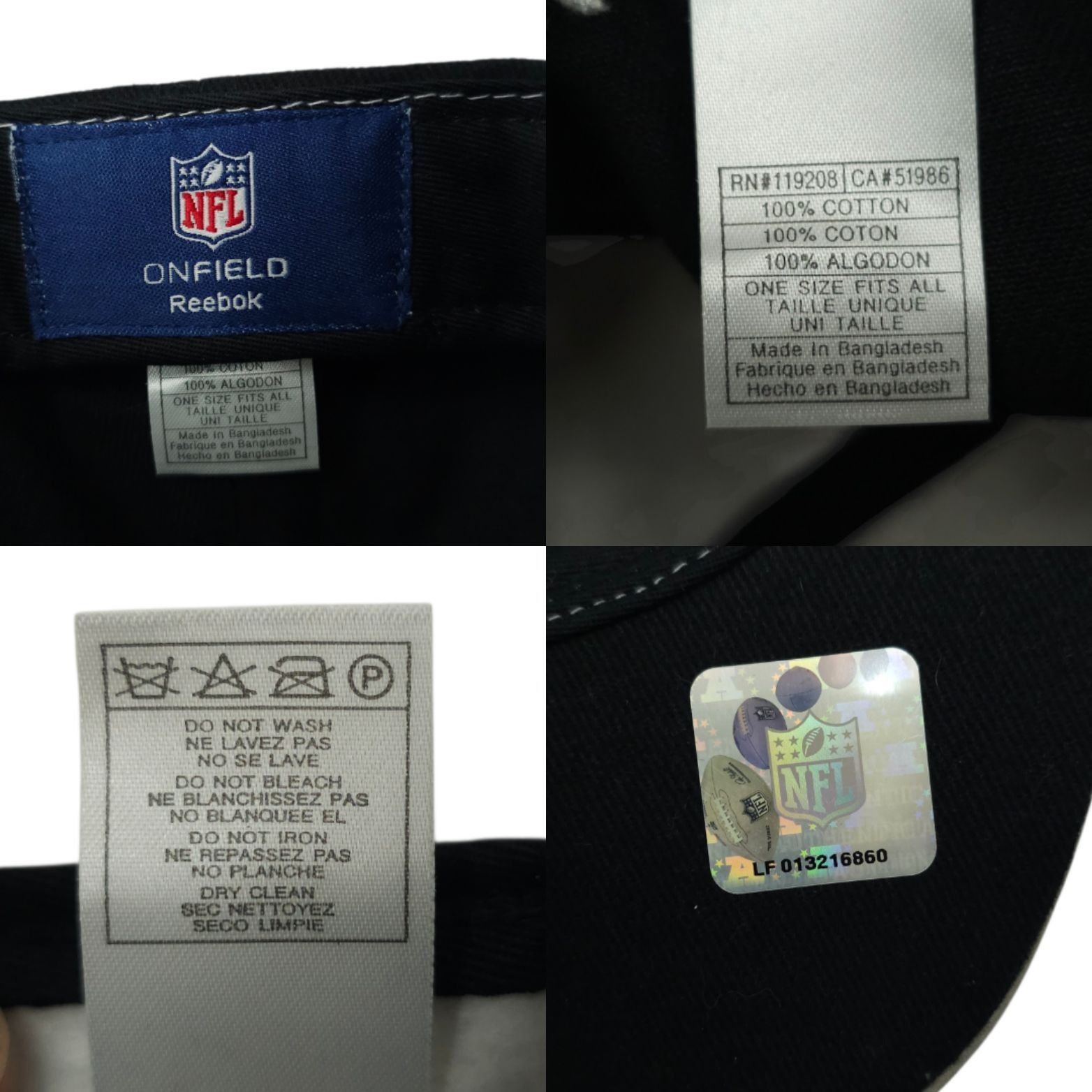 Reebok Arizona Cardinals 2008 NFC Champions Hat 3D Cap NFL Football Size ONE SIZE - 7 Thumbnail