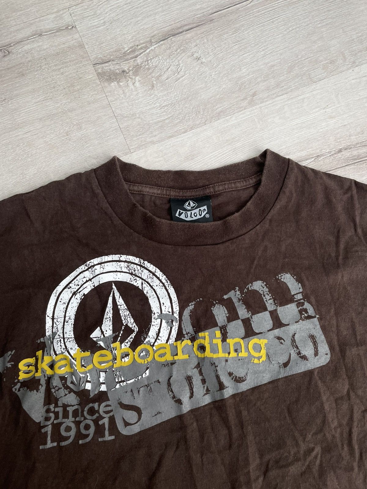 Vintage × Volcom Vintage 90s Volcom Skateboarding Faded T-shirt Sk8 Print Size US L / EU 52-54 / 3 - 5 Thumbnail