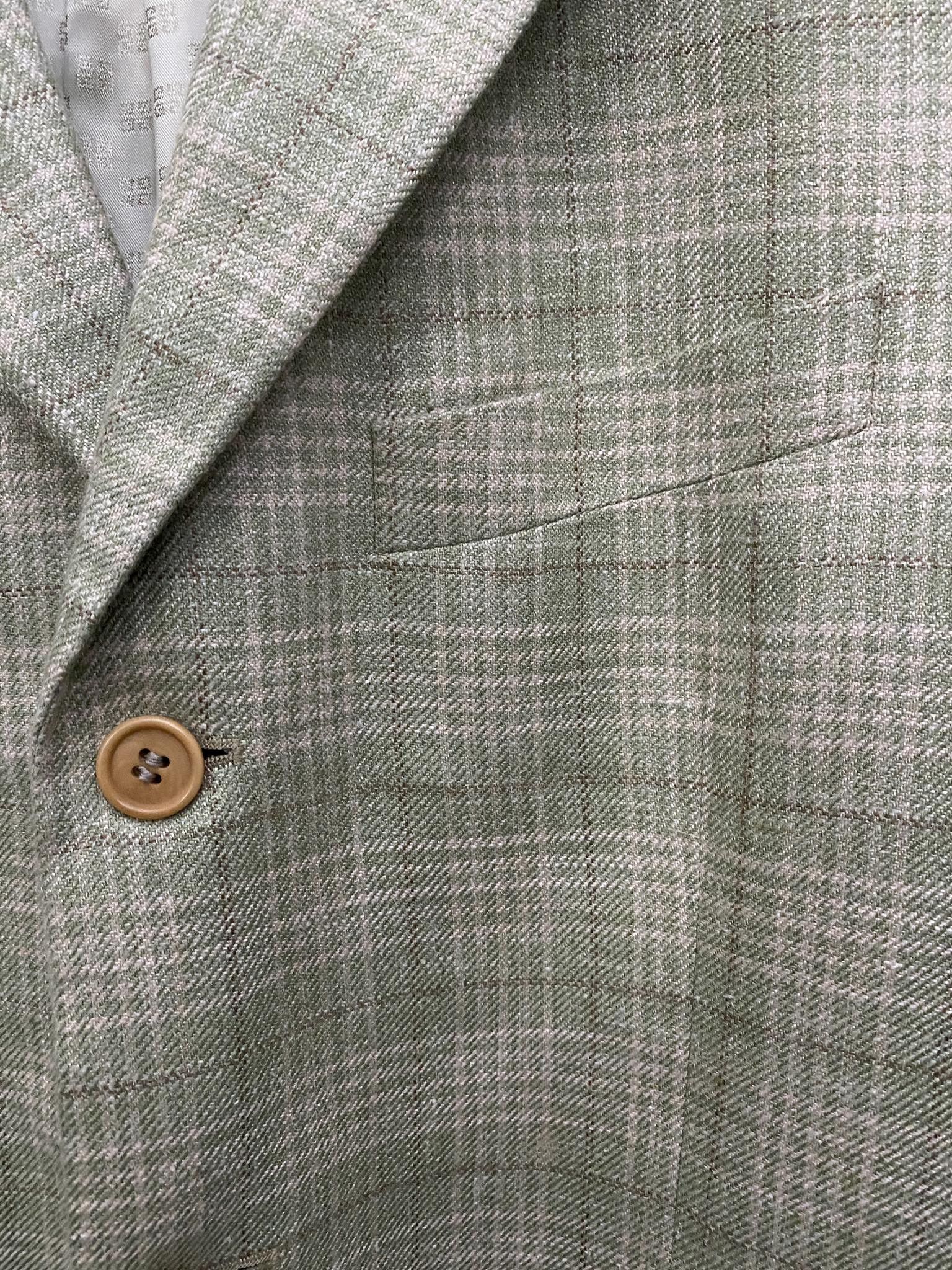 Givenchy Givenchy Classic Fit Plaid Suit Wool Blazer Size US L / EU 52-54 / 3 - 4 Thumbnail