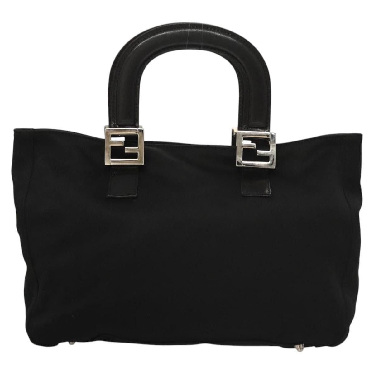 Fendi FENDI Hand Bag Nylon Black Silver Size ONE SIZE - 2 Thumbnail