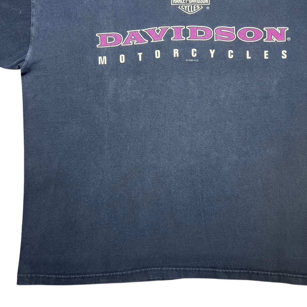 Harley Davidson × Vintage 1999 Harley Davidson Motorcycles 3D Spell Out Graphic Tee Size US XXL / EU 58 / 5 - 6 Thumbnail