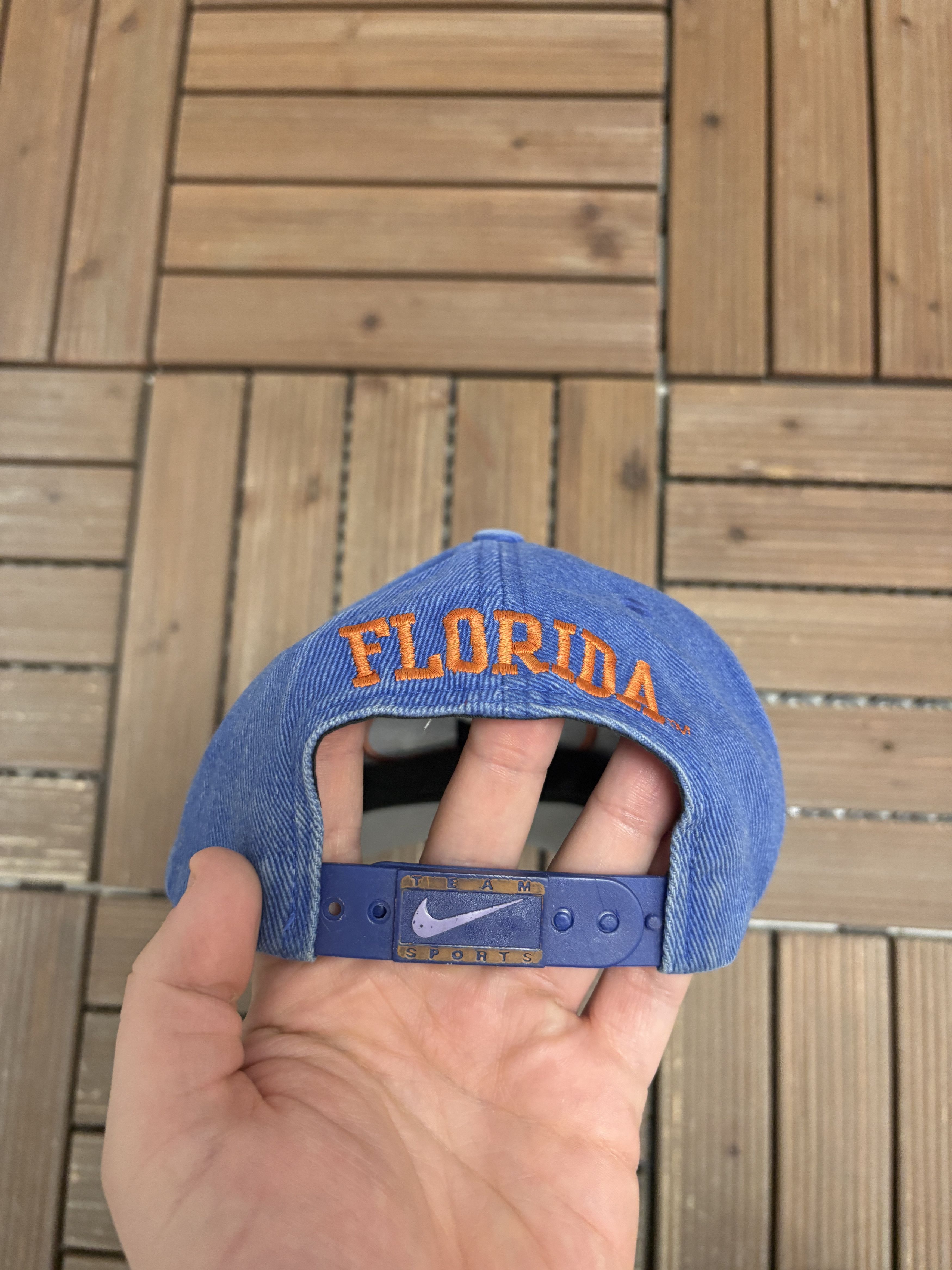 Nike Florida Gators Nike Vintage Blue Snap Back Hat Cap Size ONE SIZE - 5 Thumbnail