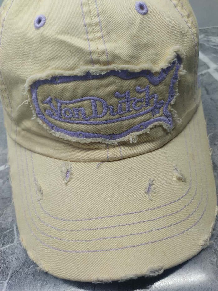 Von Dutch Vintage Von Dutch Distressed Style Cap Hat Size ONE SIZE - 3 Thumbnail
