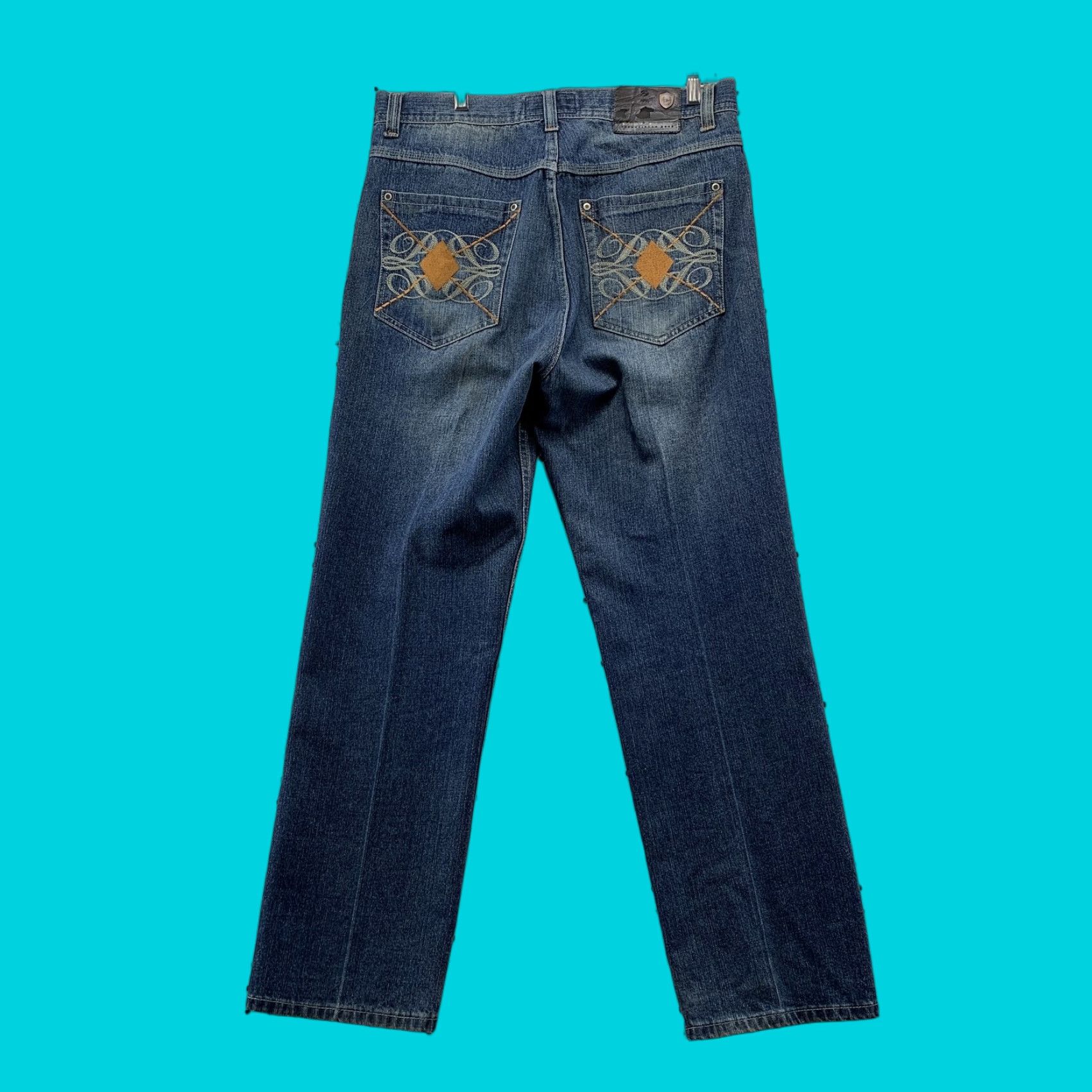 Phat Farm VINTAGE Phat Farm Baggy Denim Jeans Size 36 Blue Wide Leg Hip Hop 36x31 Mens Size US 36 / EU 52 - 1 Thumbnail