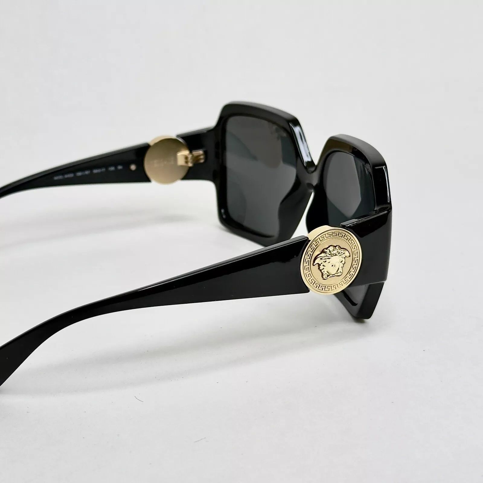Versace VERSACE 4453 Runway MEDUSA Black Gold Emblem Stud VE4453 Size ONE SIZE - 6 Thumbnail