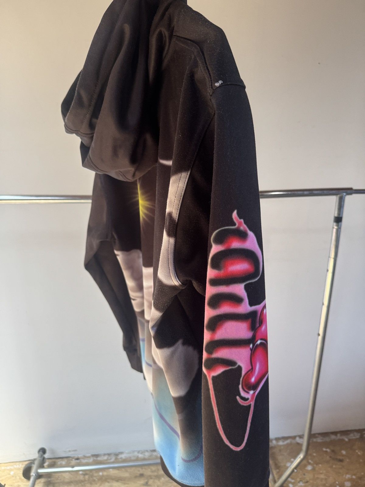 Designer WIREMYMONEY Limited Edition Black Bandana Hoodie Size US M / EU 48-50 / 2 - 7 Thumbnail