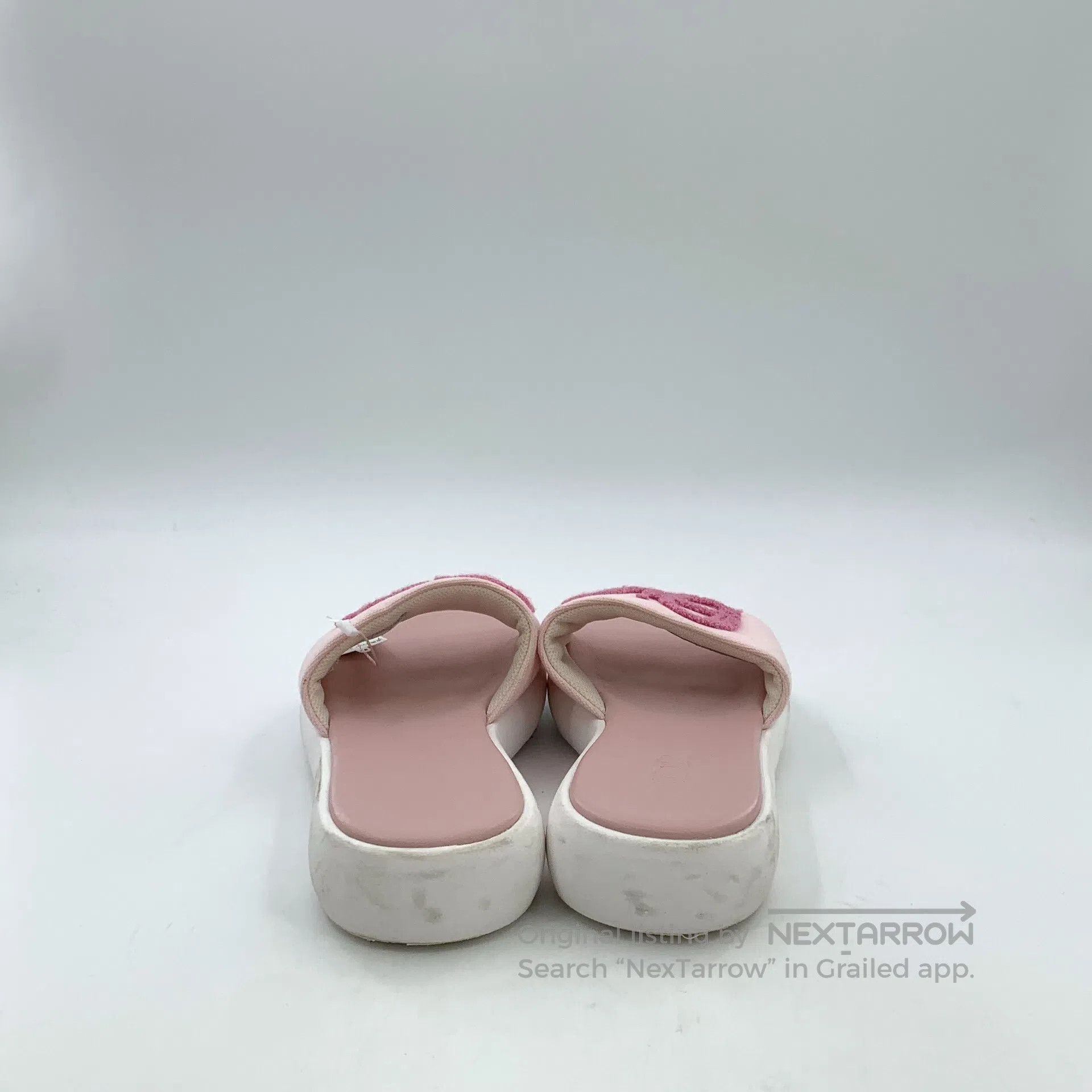 Dior Dior Pink logo letter flocking casual flat slippers| Size US 5.5 / IT 35.5 - 4 Thumbnail
