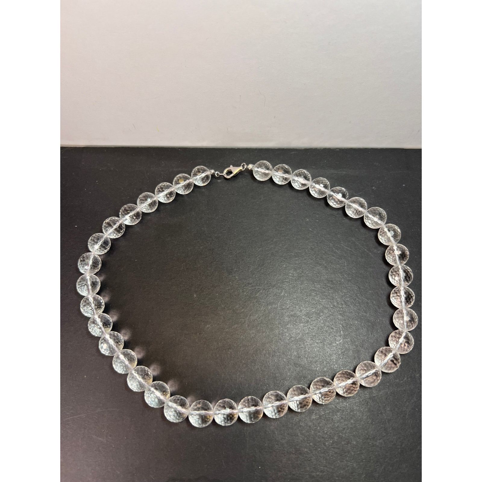 Other Clear quartz necklace with sterling silver clasp Size ONE SIZE - 4 Thumbnail