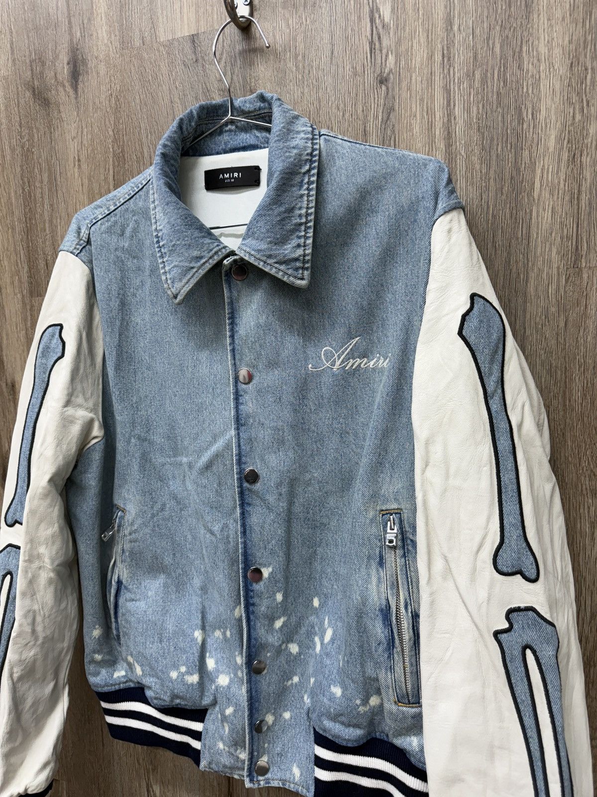 Amiri Mike Amiri Stripes Varsity Jacket Size US M / EU 48-50 / 2 - 2 Thumbnail