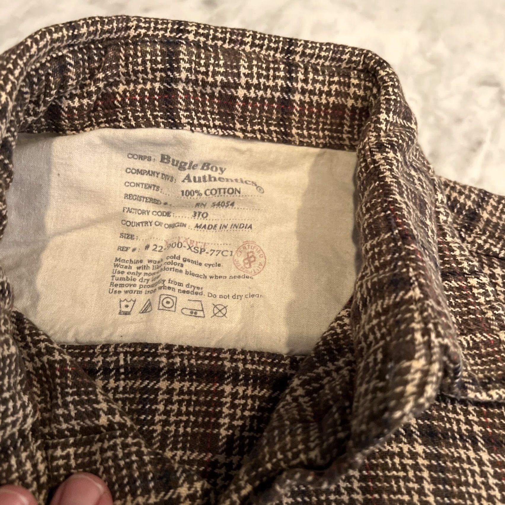 Bugle Boy VINTAGE Bugle Boy Flannel Shirt Men’s XL Brown Plaid Long Sleeve Pockets Size US XL / EU 56 / 4 - 4 Thumbnail