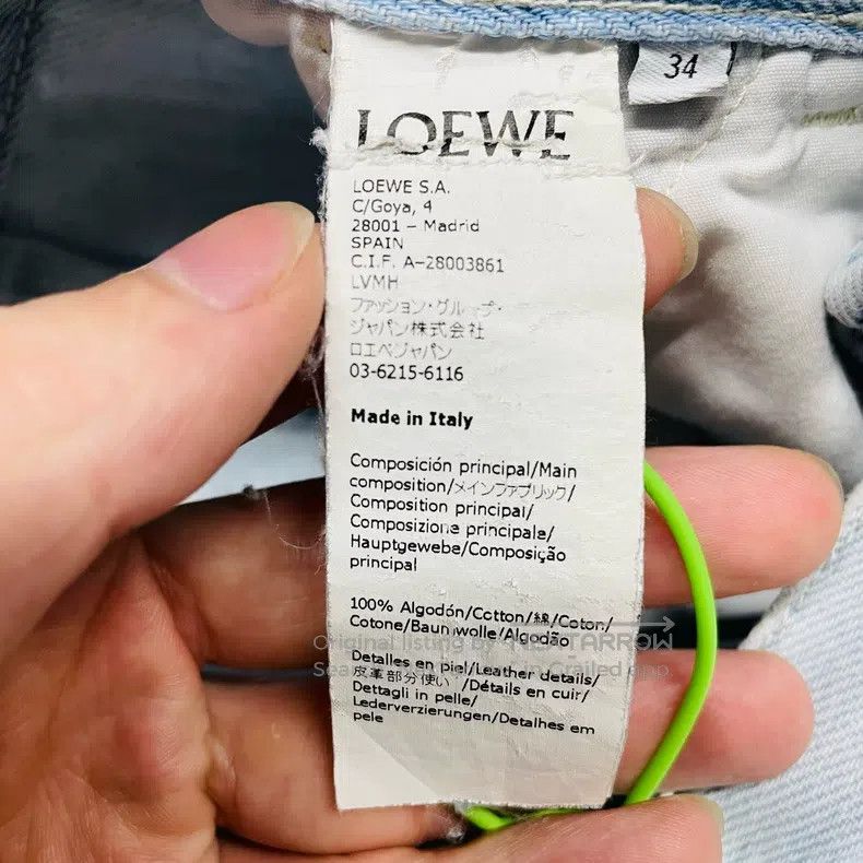 Loewe Loewe Blue Back Leather Label Trousers Size 42" / US 20 - 5 Thumbnail