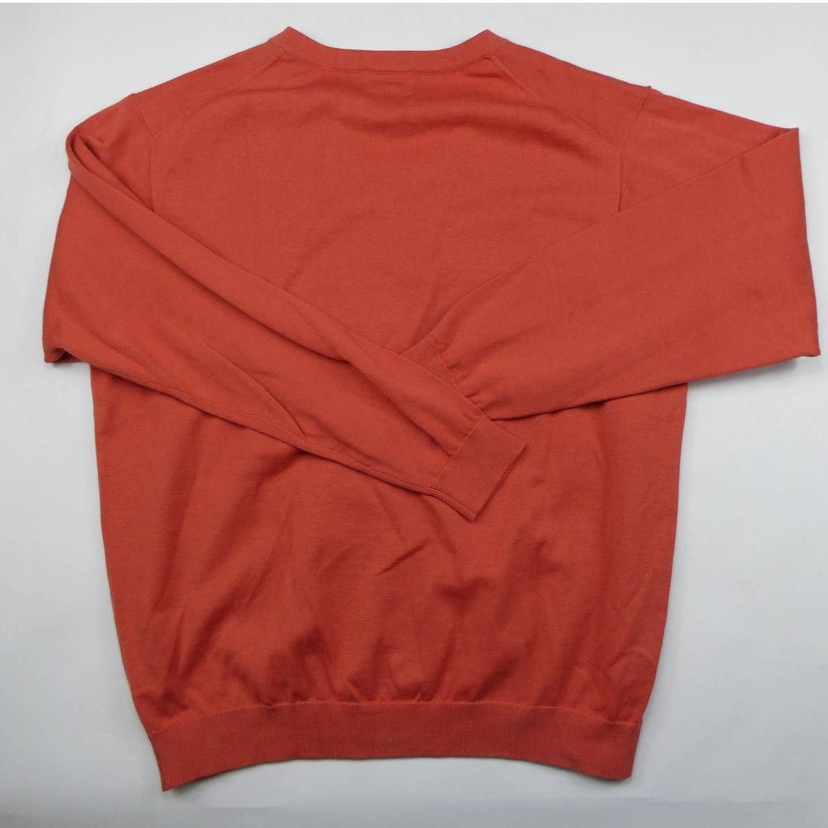 L.L. Bean LL Bean v-neck sweater, large, orange, new without tags Size US L / EU 52-54 / 3 - 2 Thumbnail