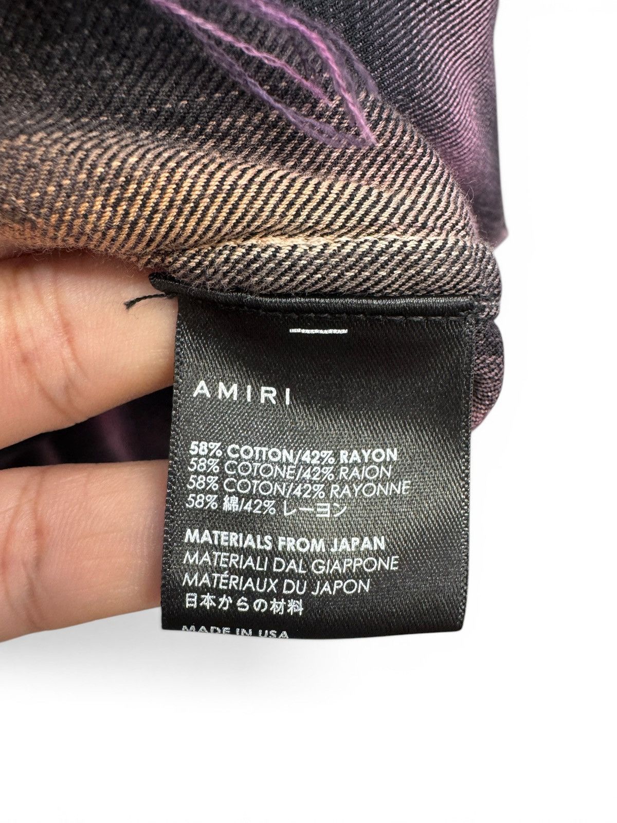 Amiri Amiri Multicolor Plaid Button Up Size US L / EU 52-54 / 3 - 4 Thumbnail