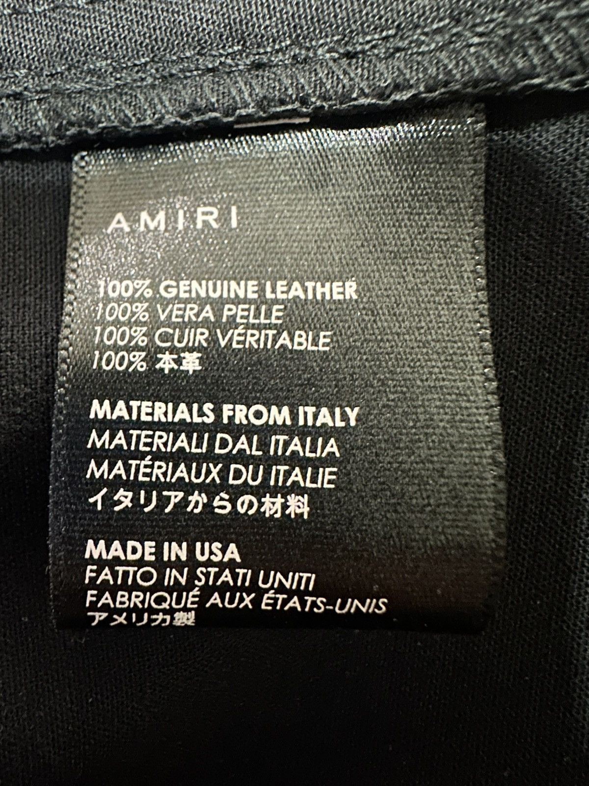 Amiri Amiri Leather Jogging Pant Size US 32 / EU 48 - 16 Thumbnail