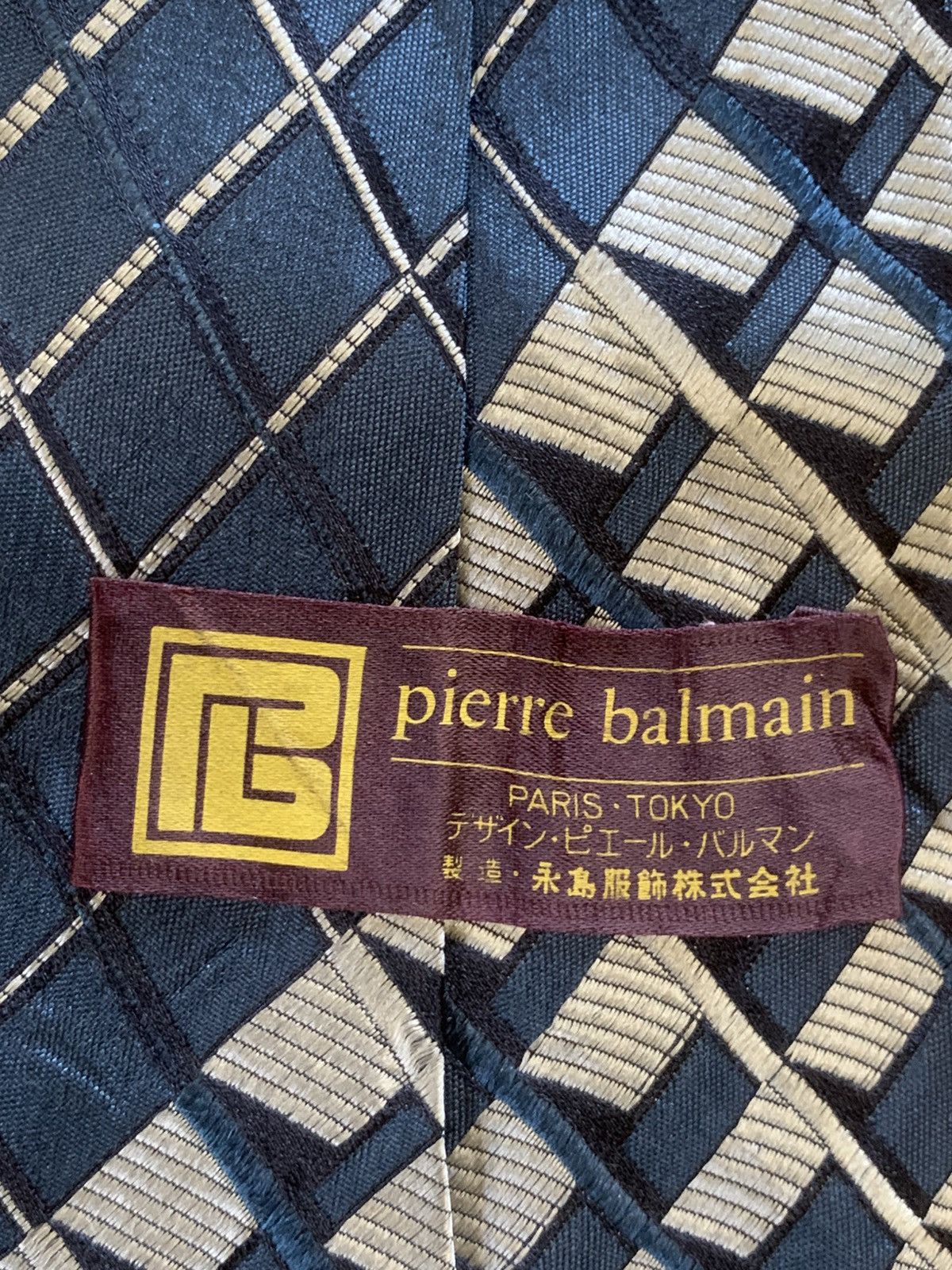 Designer × Pierre Balmain × Vintage Rare Design Vintage Pierre Balmain Ties Size ONE SIZE - 5 Thumbnail
