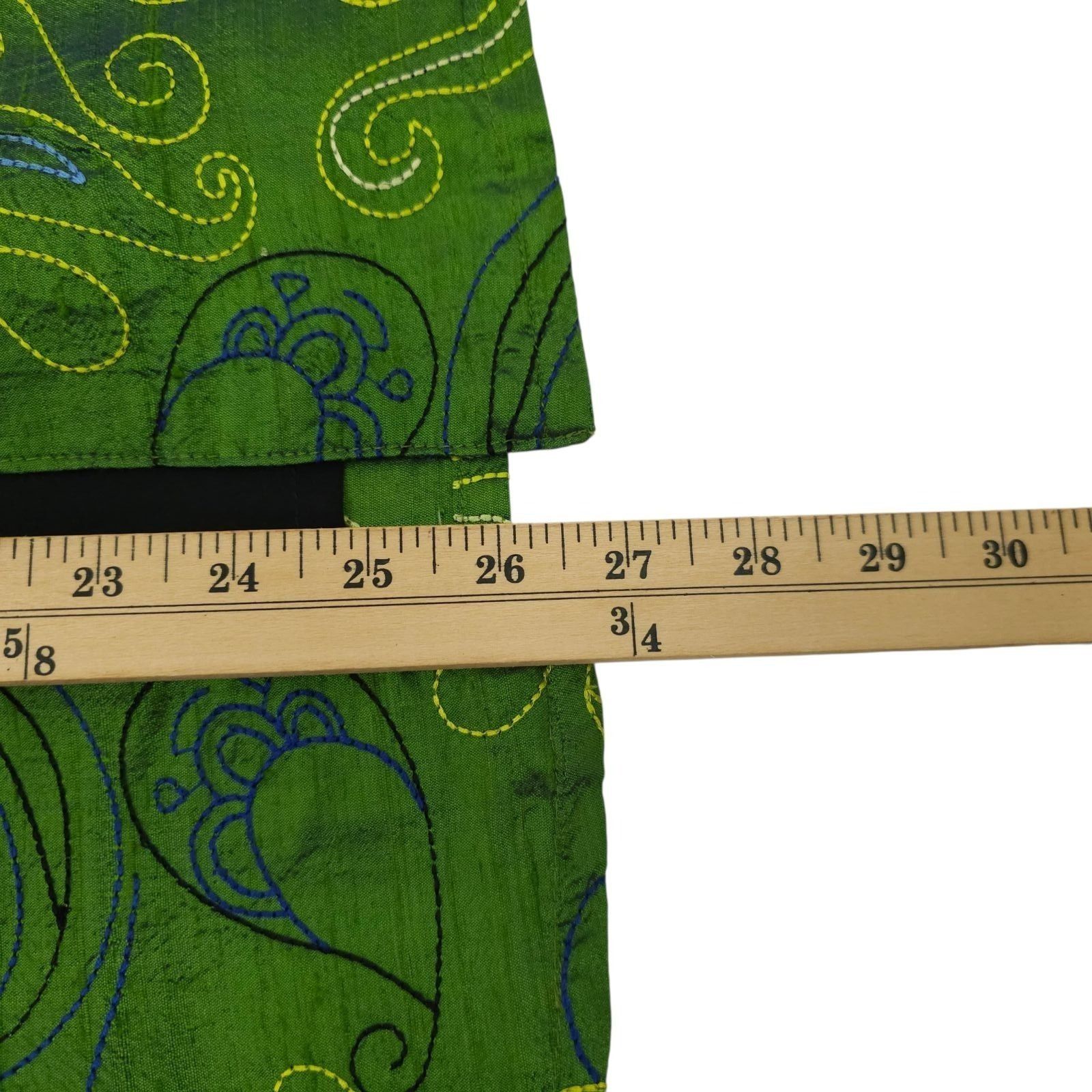 Other Bleu Bayou XL Paisley Silk Jacket Ruffle Lagenlook Fairycore Size XL / US 12-14 / IT 48-50 - 20 Thumbnail