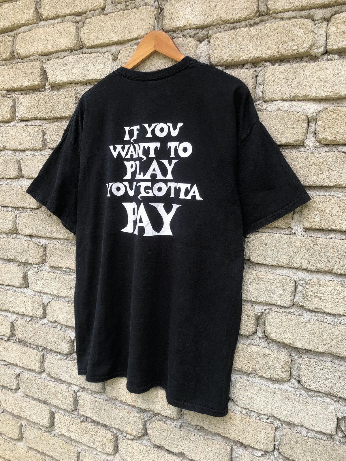 Vintage Vintage Y2K WWE Evolution Gentlemen Club Pay To Play Tshirt Size US XL / EU 56 / 4 - 12 Thumbnail