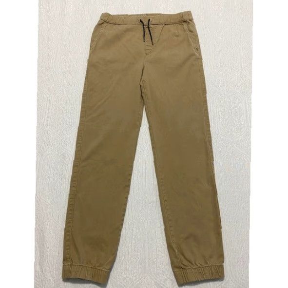Vintage Urban Pipeline Jogger Pants Mens 30x29 Khaki Beige Chino Stretch Drawstring Relaxed Pockets Casual Size US 30 / EU 46 - 2 Thumbnail