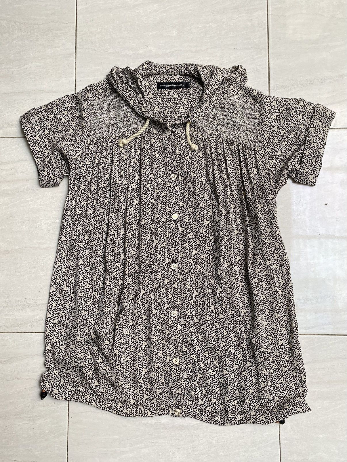 mercibeaucoup MERCIBEAUCOUP Issey Miyake Motive Hoodie Shirt Size US L / EU 52-54 / 3 - 1 Thumbnail