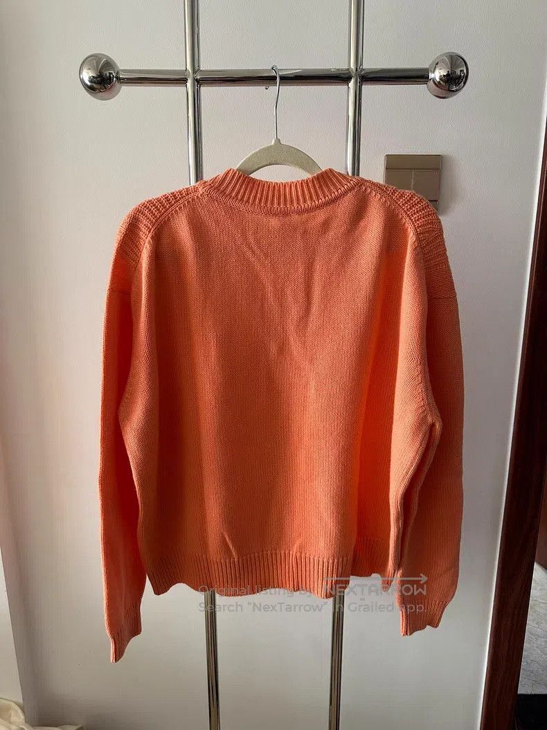 Hermes Hermes Orange cashmere sweater Size XXS / US 00 / IT 34 - 4 Thumbnail