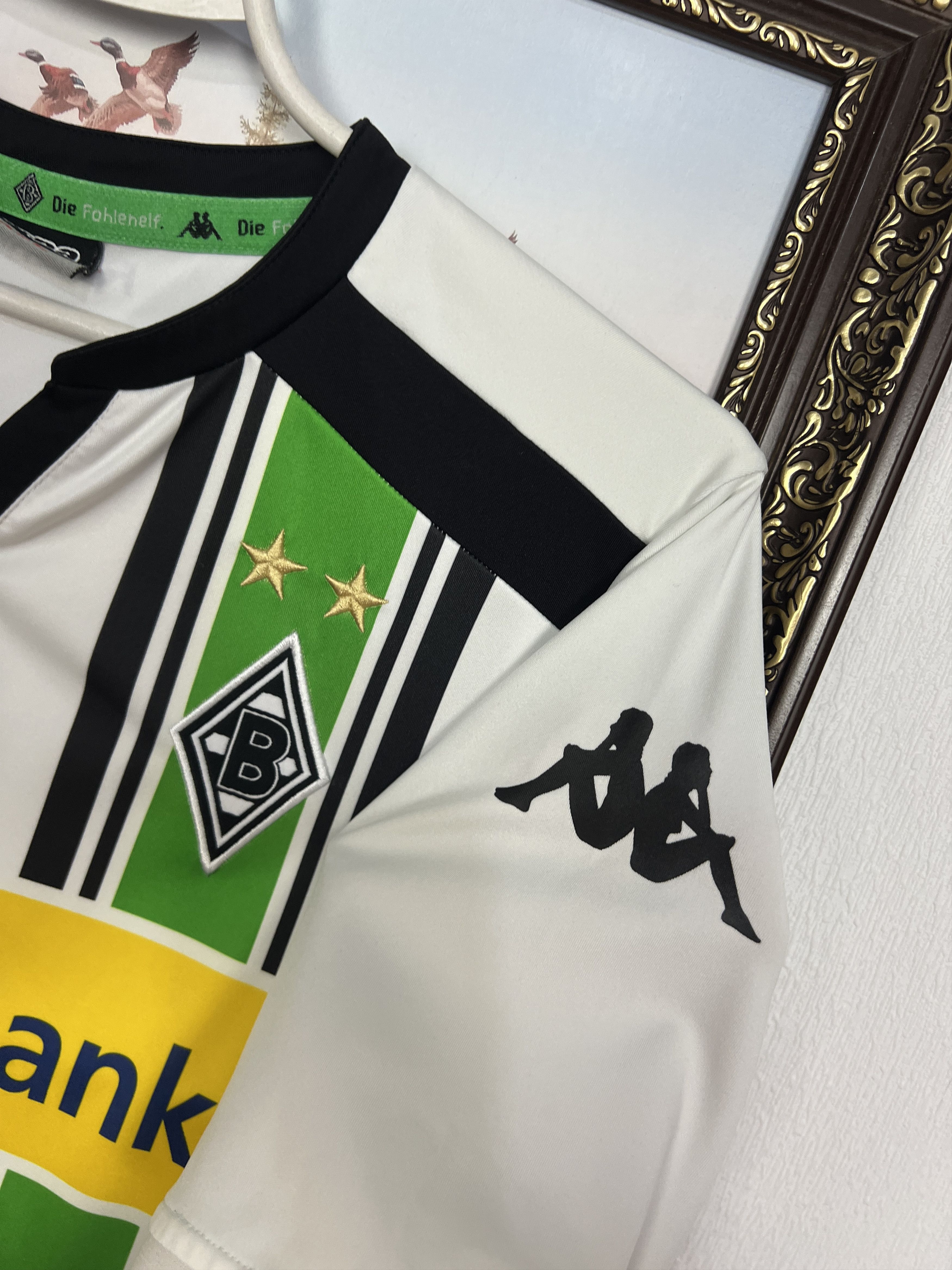 Kappa Monchengladbach football shirt 2015 Soccer Jersey Trikot Size US S / EU 44-46 / 1 - 4 Thumbnail