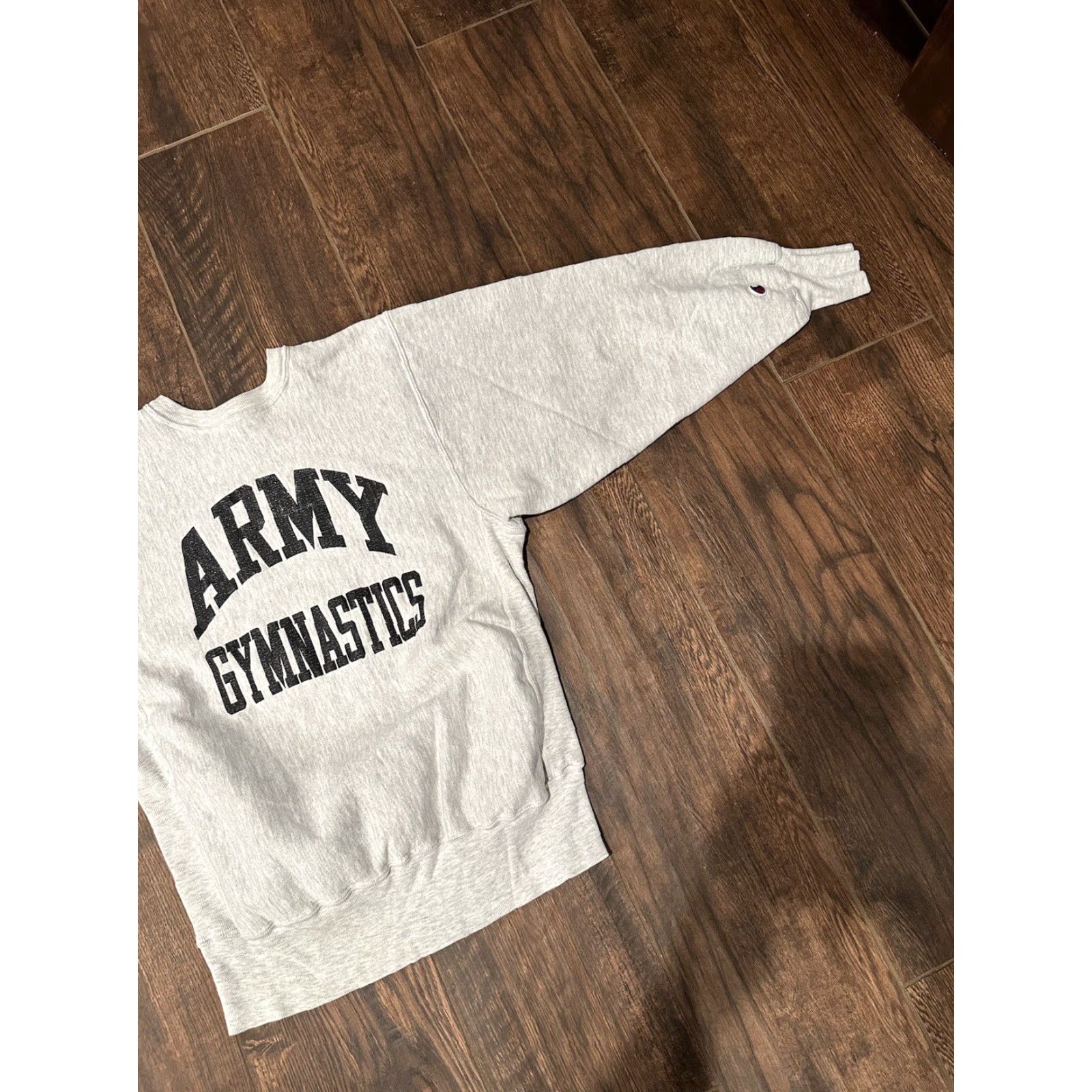 Champion VINTAGE Champion Reverse Weave Sweatshirt Us Army Gymnastics Size L Gray Reversible Men's Mens Size US L / EU 52-54 / 3 - 2 Thumbnail