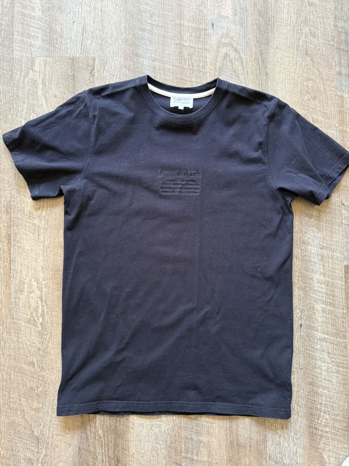 Norse Projects Dark Blue SS Tee Size US L / EU 52-54 / 3 - 1 Thumbnail
