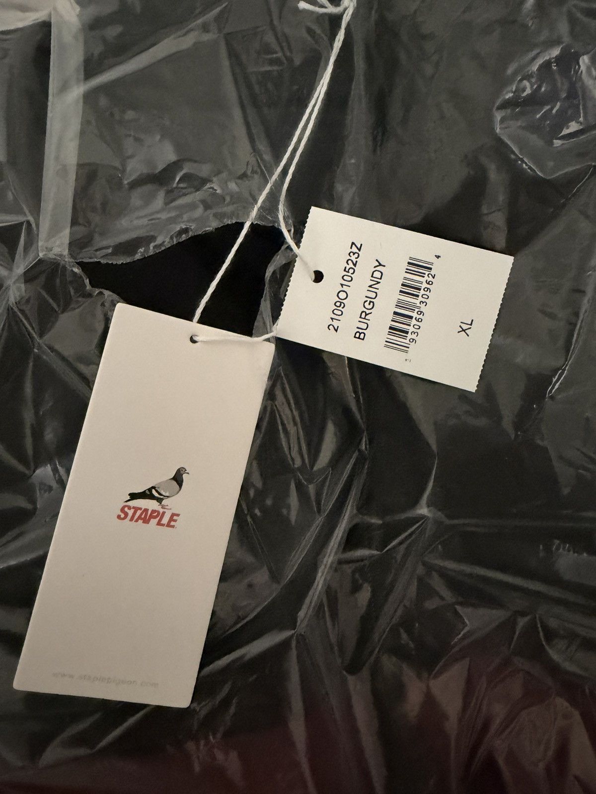 Staple Staple Pigeon Large Bomber Jacket Maroon:/Black Brand NWT Size US L / EU 52-54 / 3 - 8 Thumbnail