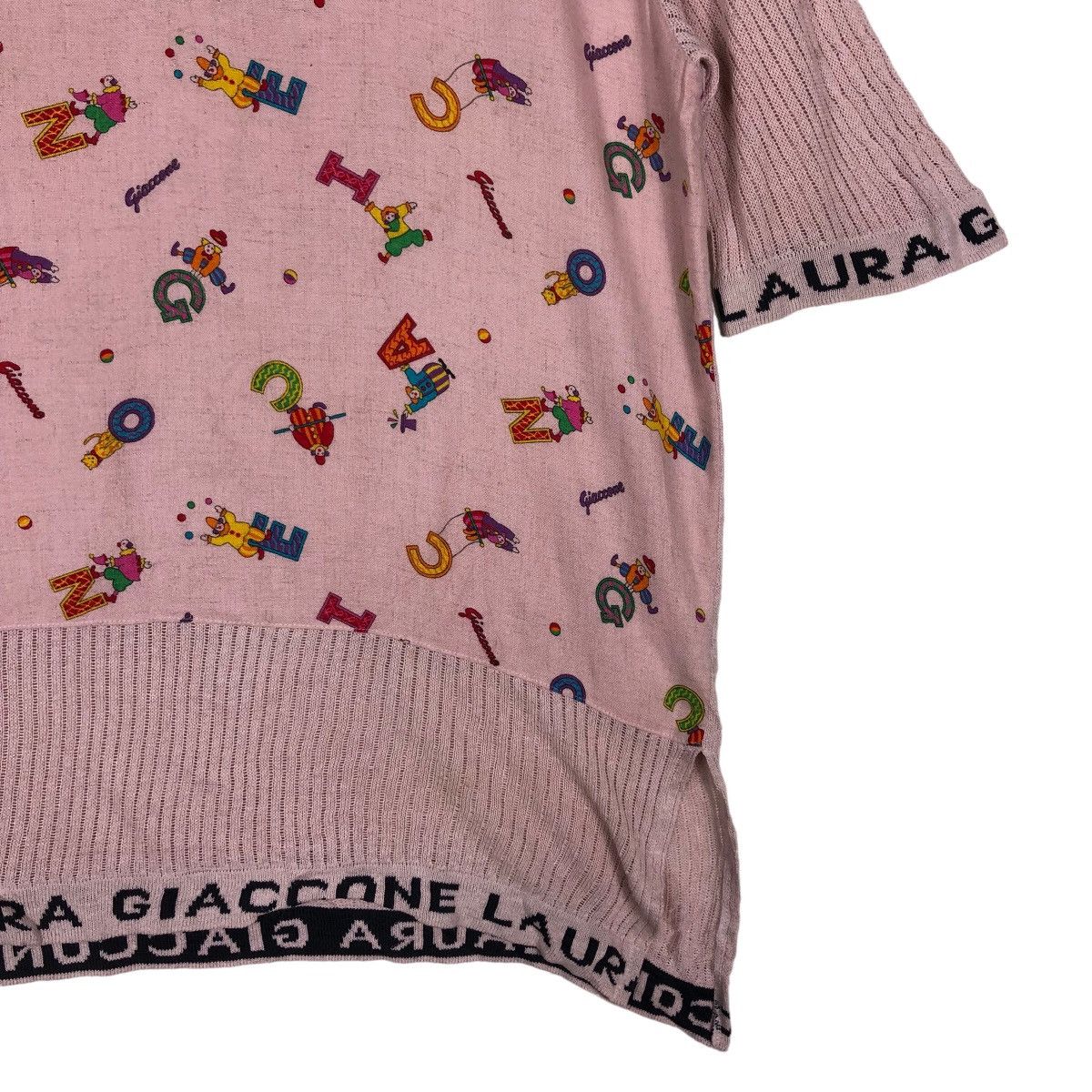 Japanese Brand 🔥90’s Vintage Knit Sweater Laura Giaccome Italy Striped Size US M / EU 48-50 / 2 - 4 Thumbnail