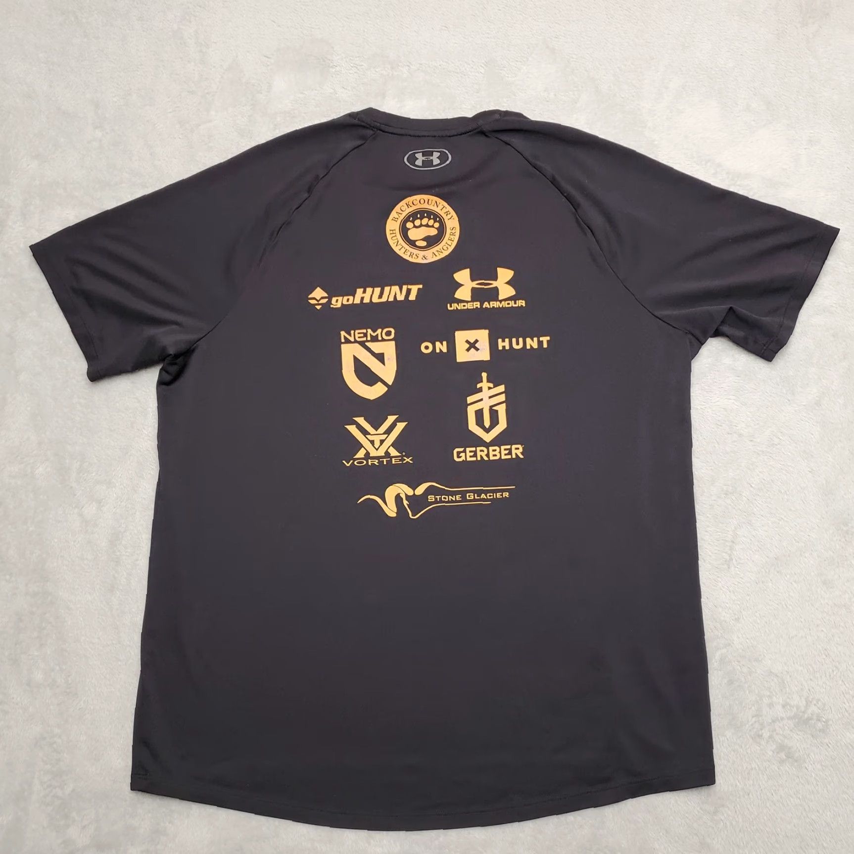 Under Armour Under Armour Shirt Men L Black Tech Tee Performance Stretch Hike Hunt Gerber Shirts Black Tech Tee Men L Size US L / EU 52-54 / 3 - 4 Thumbnail