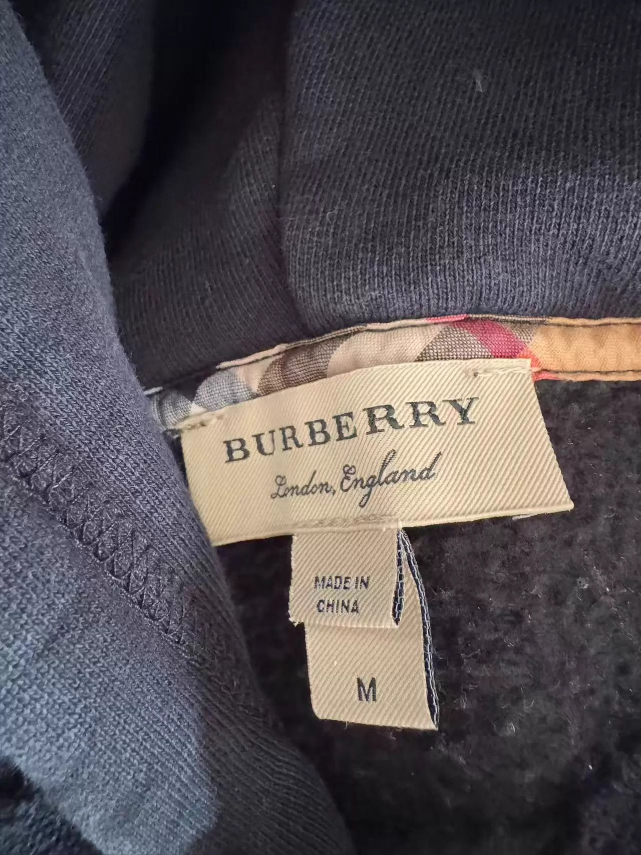 Burberry Burberry Black Authentic Hoodie M Size US M / EU 48-50 / 2 - 3 Thumbnail