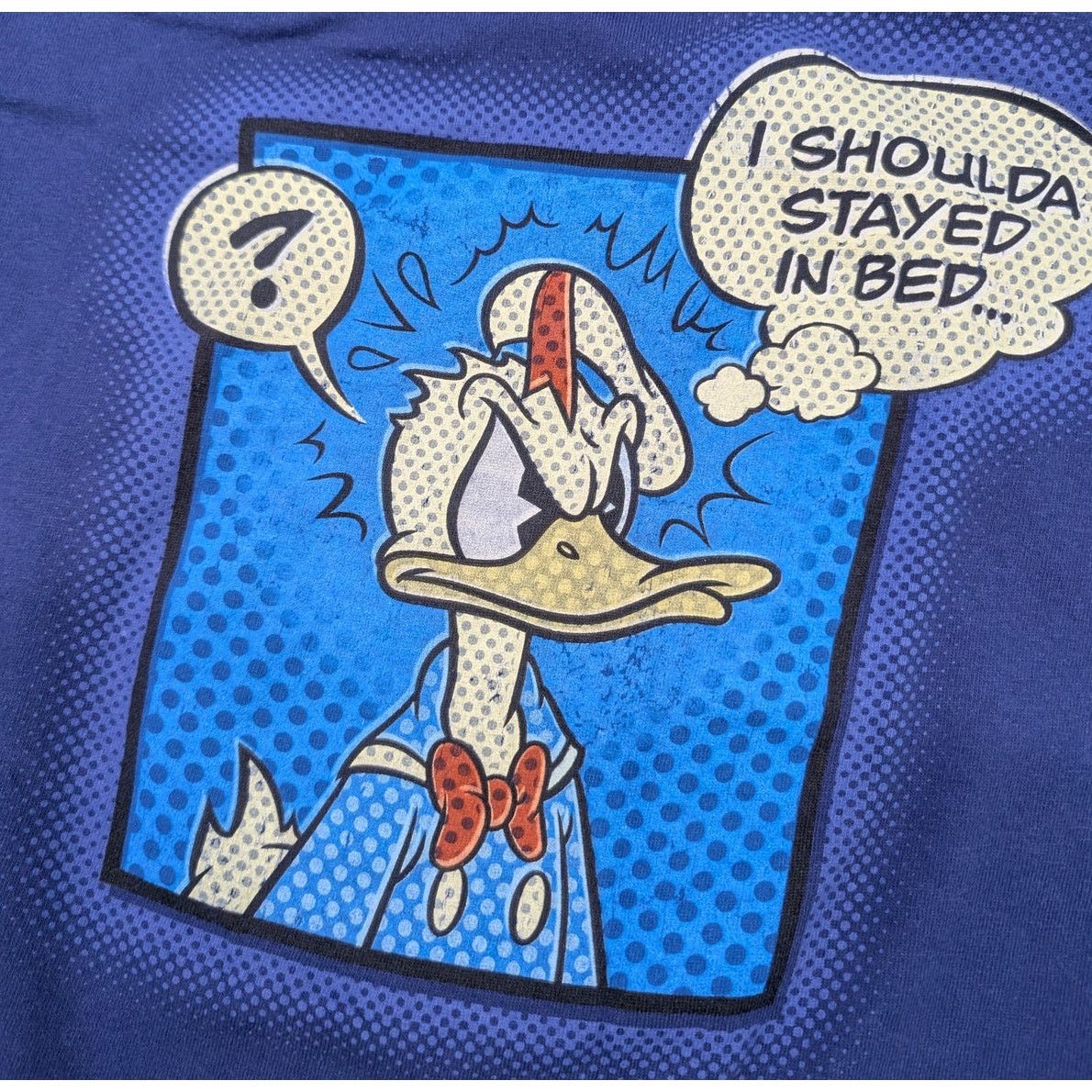Disney × Vintage Y2K Disney Donald Duck "I Should've Stayed In Bed" t-shirt Size US L / EU 52-54 / 3 - 2 Thumbnail
