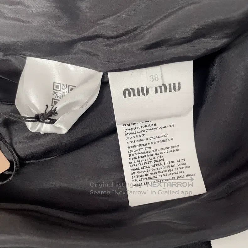 Miu Miu Miu Miu 38 Ladies' Crewneck Plaid Cardigan Jacket Size M / US 6-8 / IT 42-44 - 5 Thumbnail