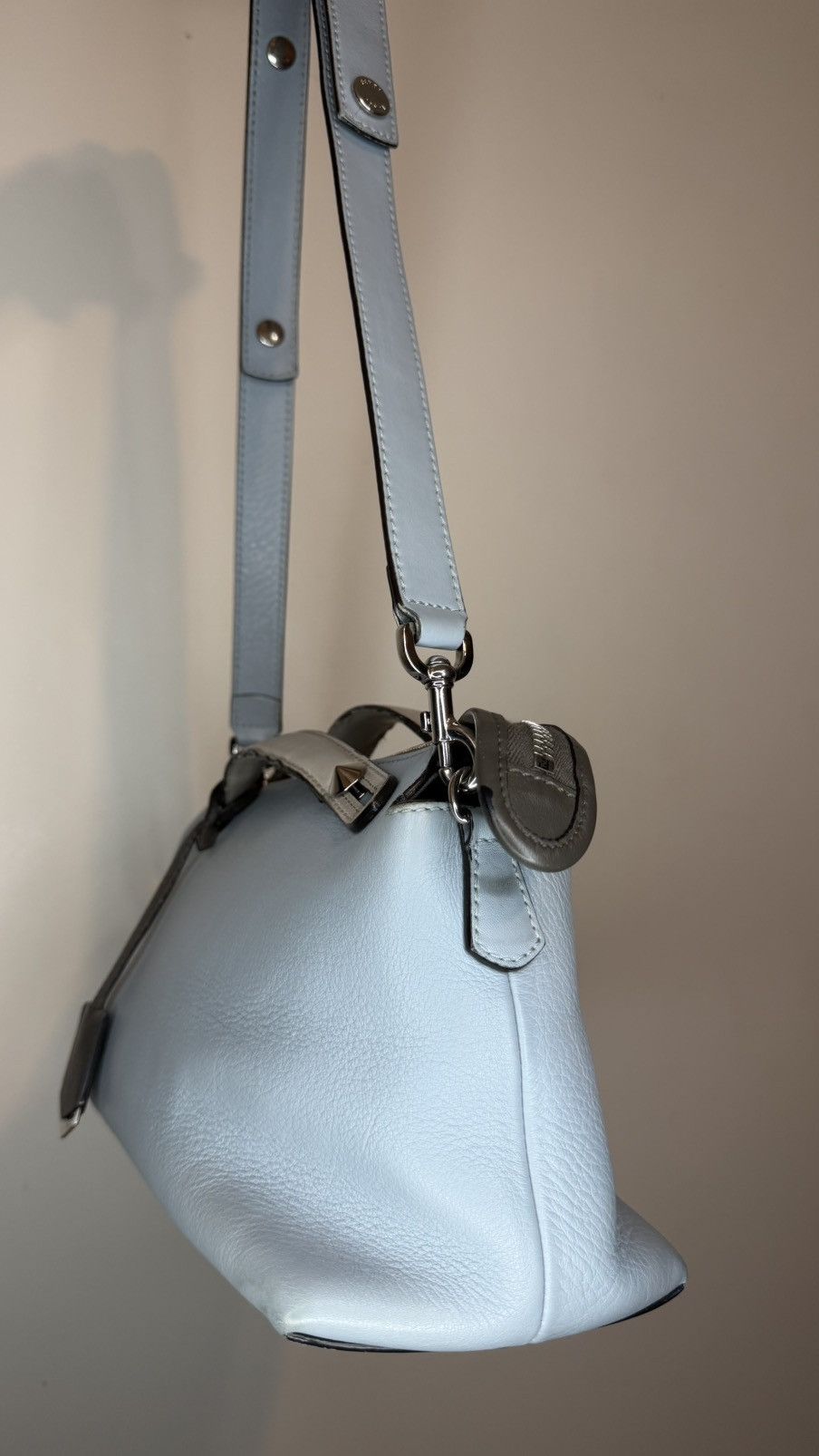 Fendi Fendi By the Way Medium Leather 2 Way Handbag Blue Size ONE SIZE - 3 Thumbnail