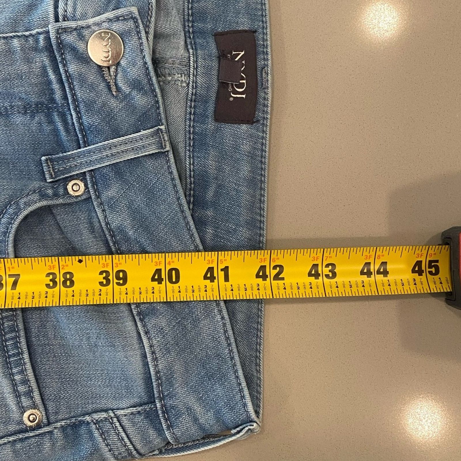 NYDJ NYDJ Marilyn Straight Lift Tuck Jeans - 4 Size 27" / US 4 / IT 40 - 8 Thumbnail