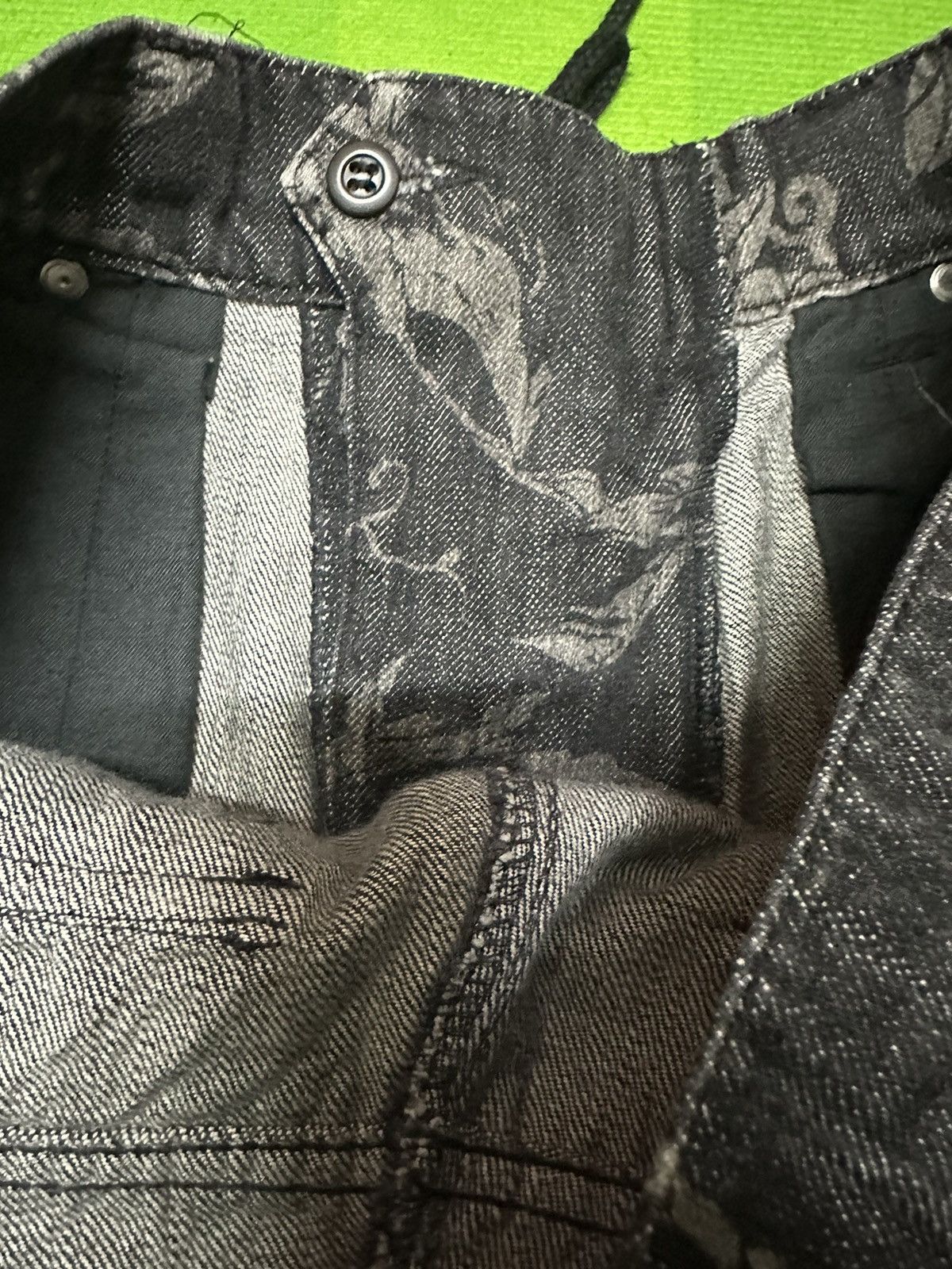 Tornado Mart Tornado mart flaire full print jeans Size US 33 - 6 Thumbnail