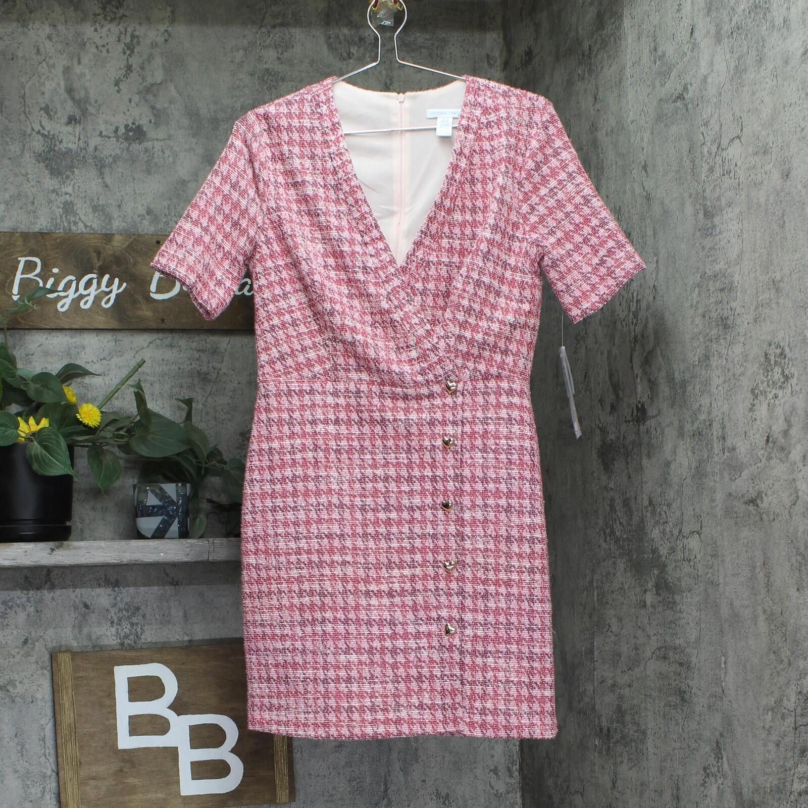 Other Nwt London Times Faux Wrap Short Sleeve Dress T7764m Pink 6 Size M / US 6-8 / IT 42-44 - 1 Thumbnail
