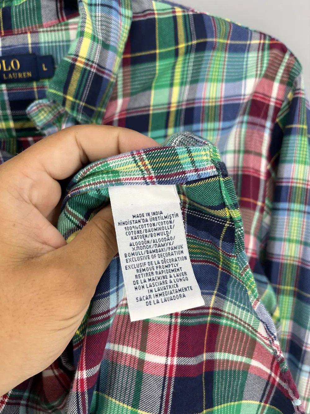 Flannel Vintage Y2K Flannel Shirt Travis Scott Style Size US L / EU 52-54 / 3 - 8 Thumbnail
