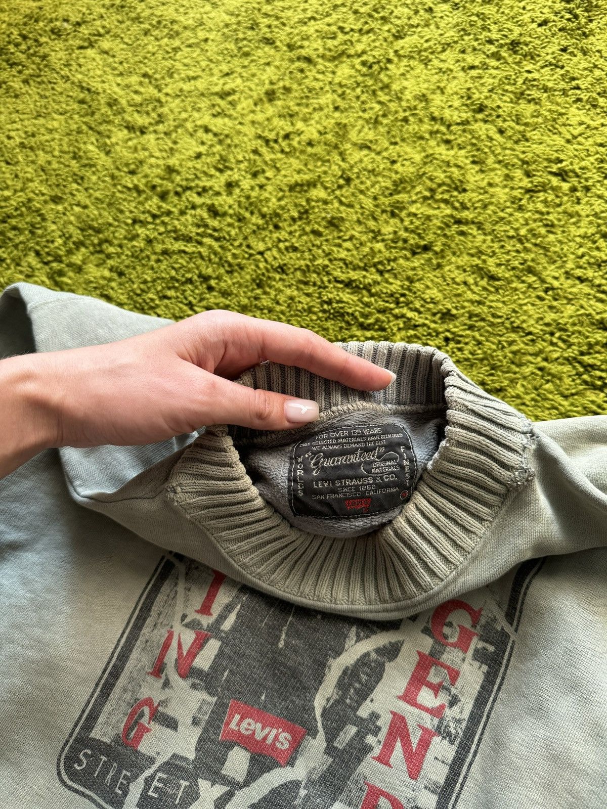 Levi's × Levi's Vintage Clothing × Vintage Rare 80s vintage Levi’s Marlon Brando distressed sweatshirt Size US M / EU 48-50 / 2 - 8 Thumbnail