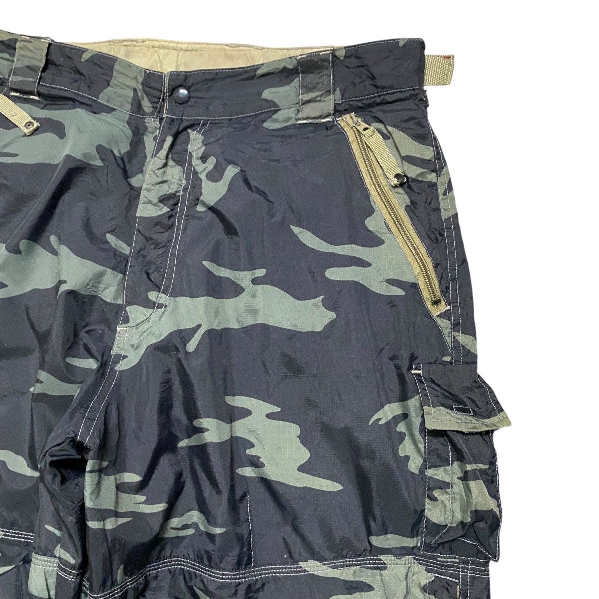 Vintage Vintage Y2K HOBO DENIM Nylon Camo Cargo Track Pants Size US 34 / EU 50 - 5 Thumbnail