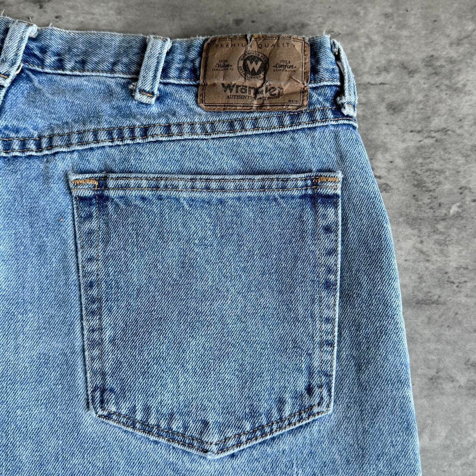 Levi's Vintage Clothing × Vintage × Wrangler Vintage Y2K Levi’s Style Light Wash Grunge Opium Denim Jeans Size US 36 / EU 52 - 3 Thumbnail