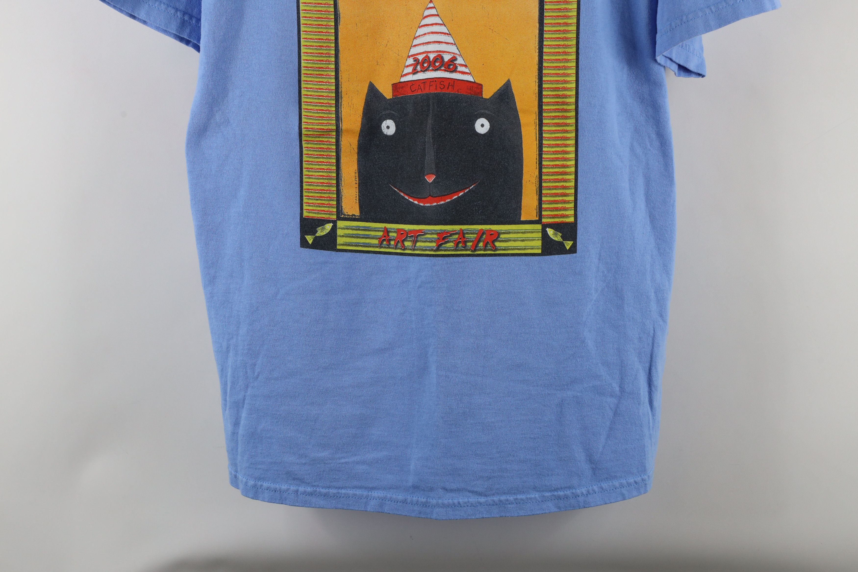Vintage Vintage Y2K 2006 Spell Out Ann Arbor Art Fair T-Shirt Blue Size US M / EU 48-50 / 2 - 3 Thumbnail