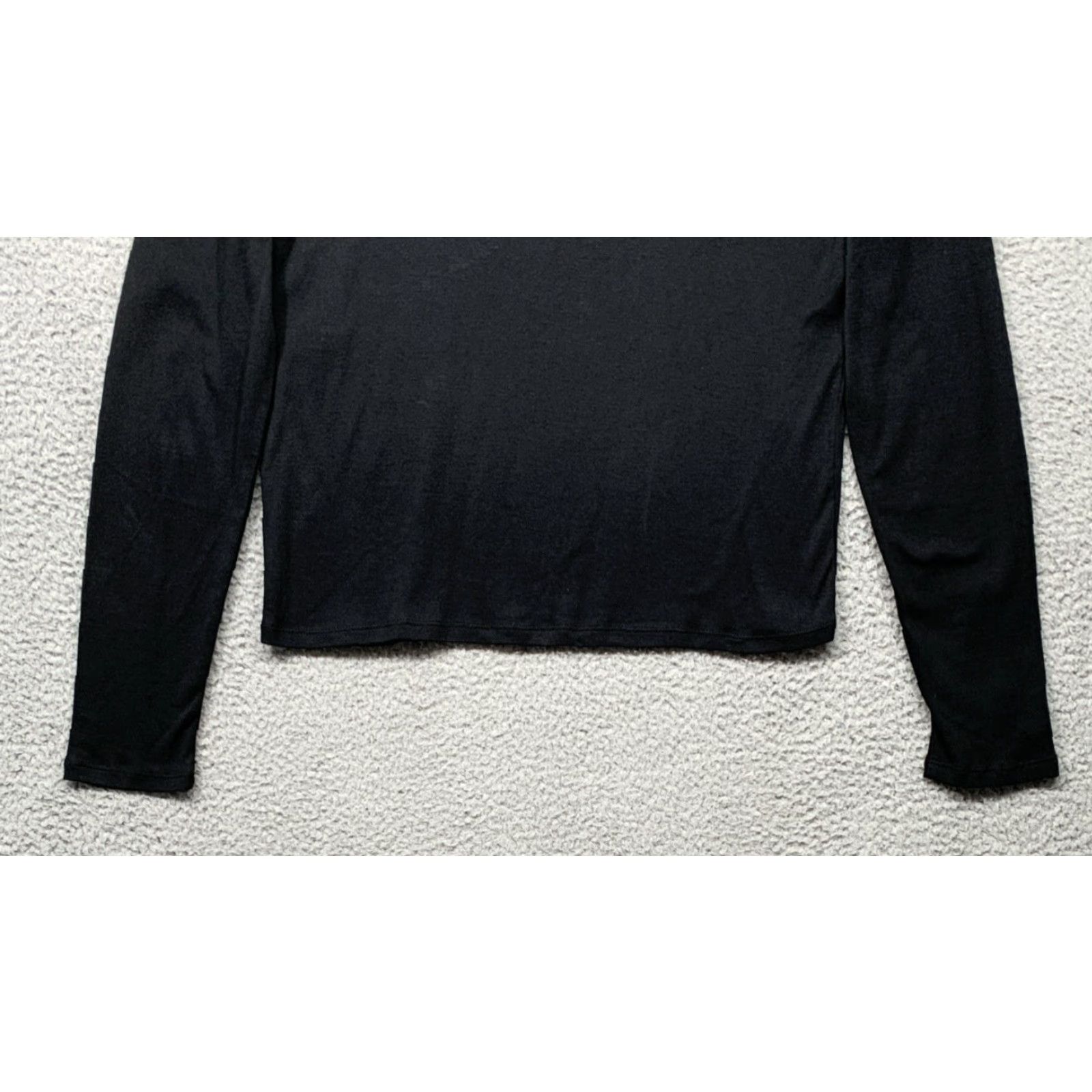 Vintage Dreamwave Women’s Long Sleeve Tee Pullover L Black Graphic Christmas Shirt Womens Regular Fit Size L Size L / US 10 / IT 46 - 6 Thumbnail