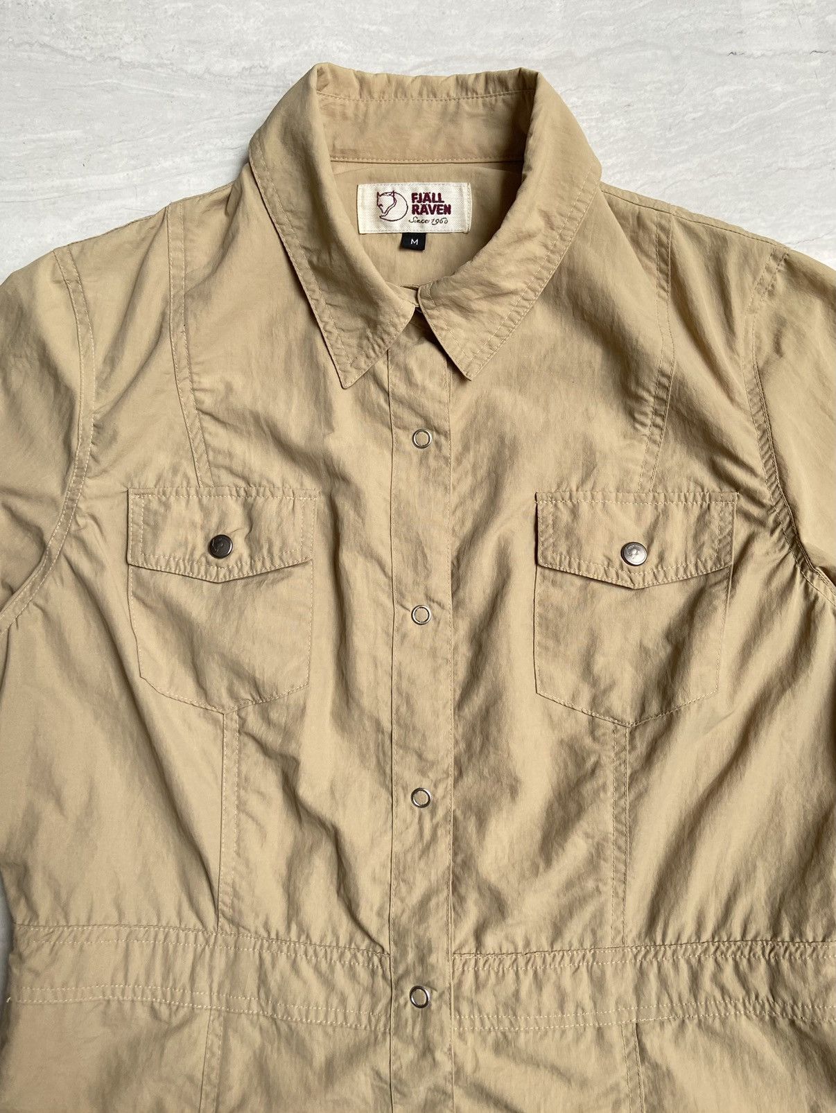 Fjallraven × Japanese Brand × Vintage FJALL RAVEN Brown Shirt Size US S / EU 44-46 / 1 - 8 Thumbnail
