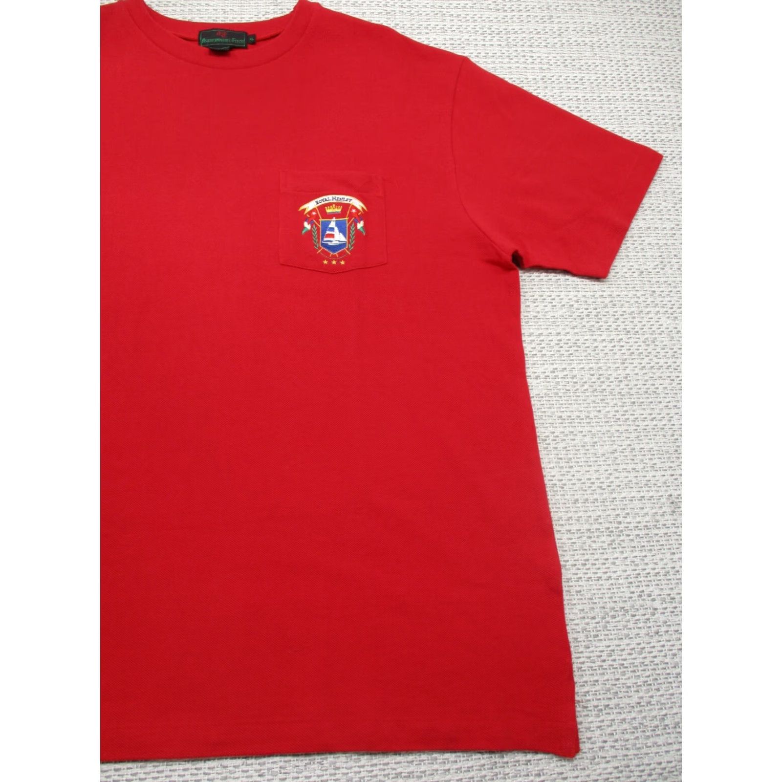 Abercrombie & Fitch VINTAGE Abercrombie & Fitch Shirt Mens XL Embroidered Crest Long Sleeve Red Cotton Crew Neck 90s Classic Preppy Mens Size US XL / EU 56 / 4 - 2 Thumbnail