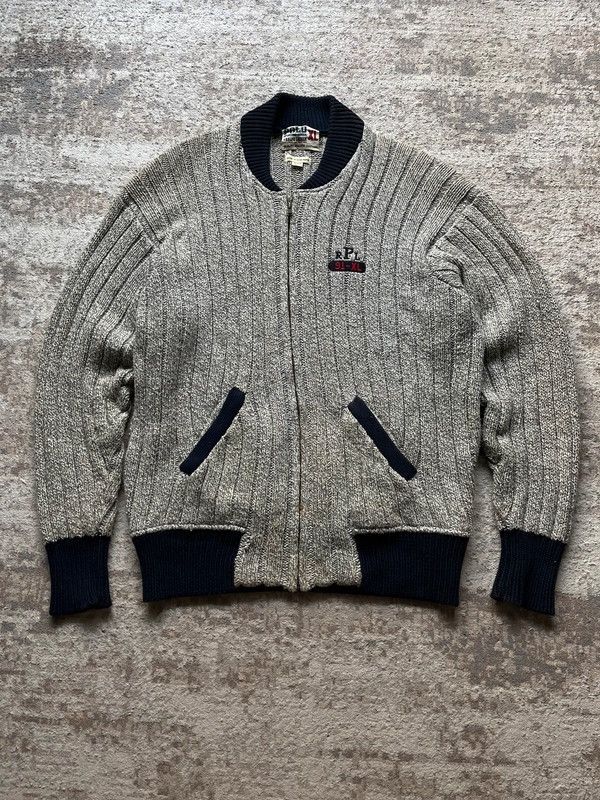 Polo Ralph Lauren Polo Ralph Lauren Sporting Goods 1991 P R L Zip Sweater Size US XL / EU 56 / 4 - 1 Thumbnail